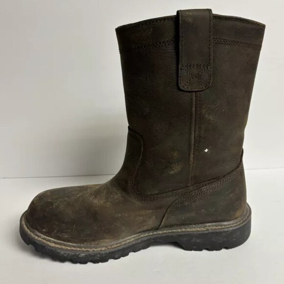 Wolverine Men’s Floorhand Wellington 10” Steel Toe Work Boots, Size 8 EW main image 4